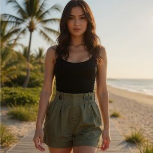 Khaki Shorts Women's Size Xs-S